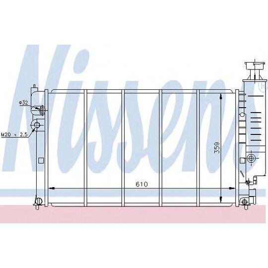 63617 - Radiator, engine cooling 