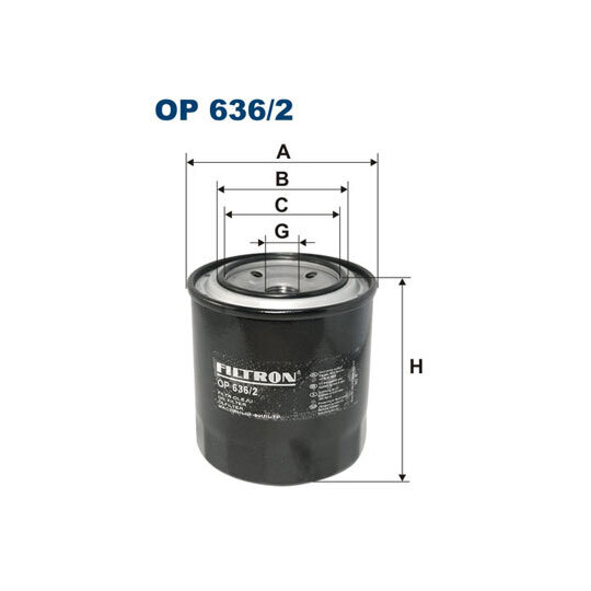 OP 636/2 - Oil filter 