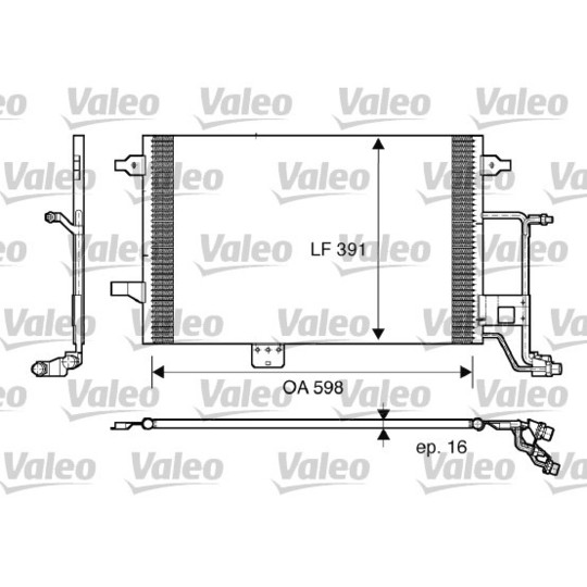 817665 - Condenser, air conditioning 