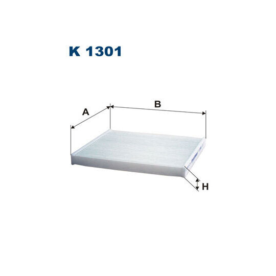 K 1301 - Filter, kupéventilation 