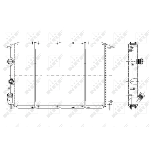 58106 - Radiaator, mootorijahutus 