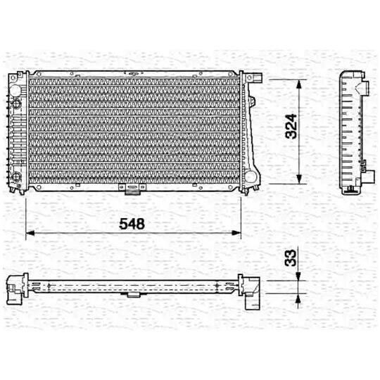 350213698000 - Radiaator, mootorijahutus 