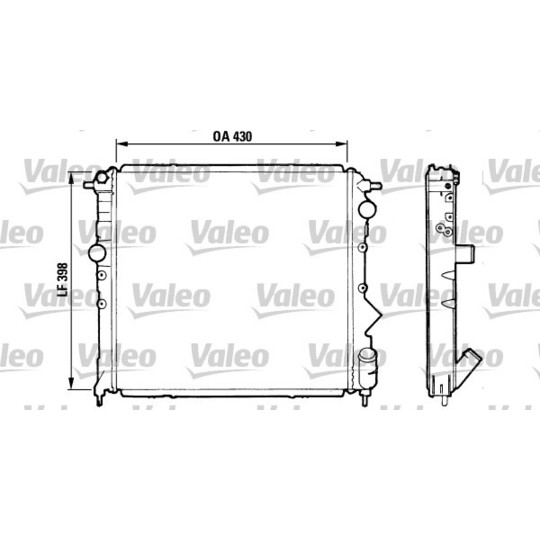 810995 - Radiator, engine cooling 