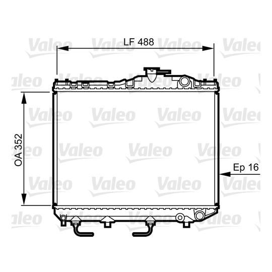 730465 - Radiator, engine cooling 