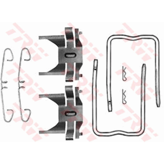 PFK341 - Accessory Kit, disc brake pad 