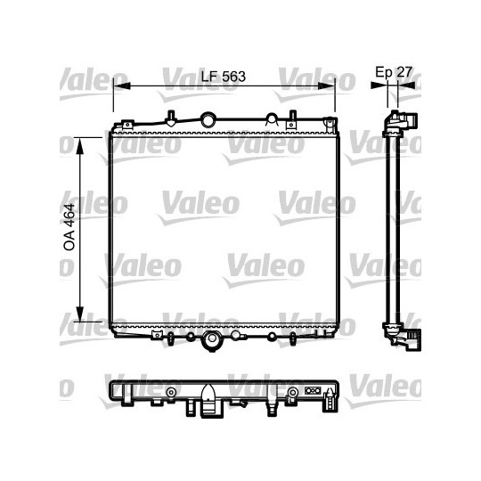 732944 - Radiaator, mootorijahutus 