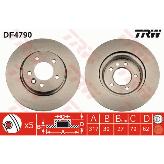 DF4790 - Brake Disc 