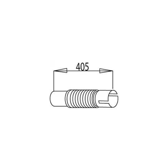 28267 - Corrugated Pipe, exhaust system 