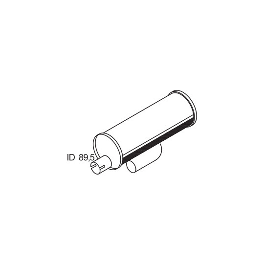 80348 - Middle-/End Silencer 