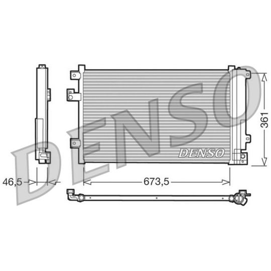 DCN09084 - Condenser, air conditioning 