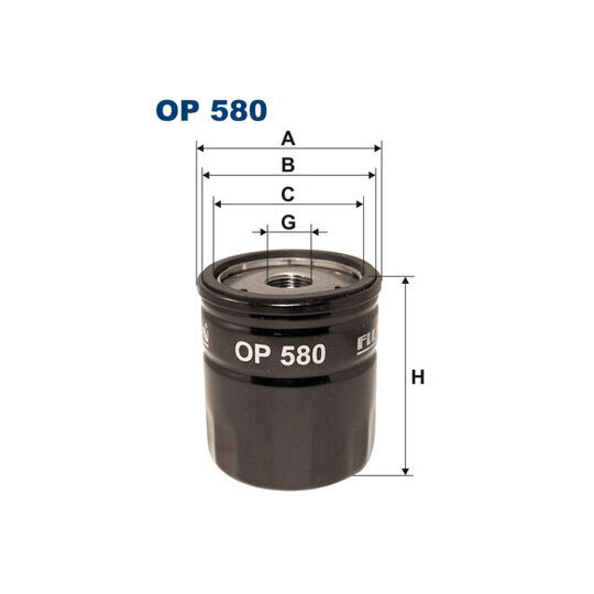 OP 580 - Oil filter 