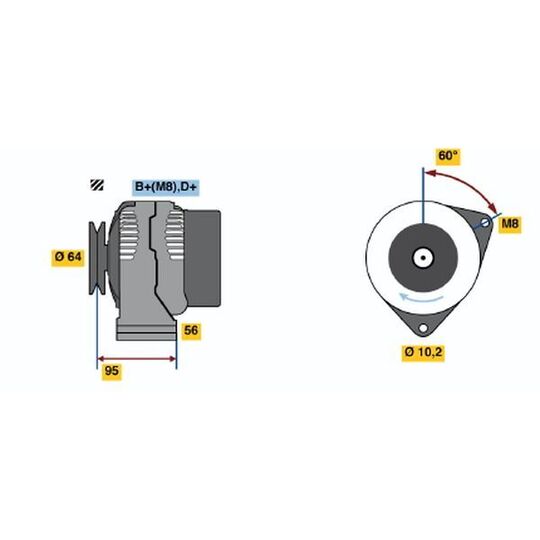 0 986 038 710 - Generator 