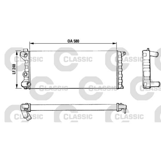 311392 - Radiator, engine cooling 