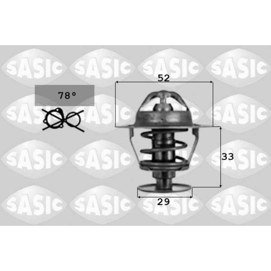 9000039 - Thermostat, coolant 