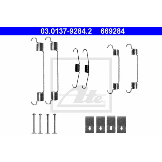 03.0137-9284.2 - Tillbehörssats, bromsbackar 