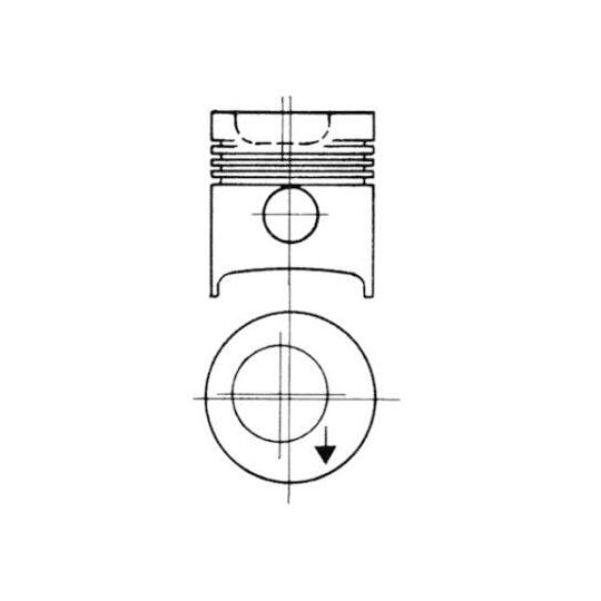 93858600 - Piston 