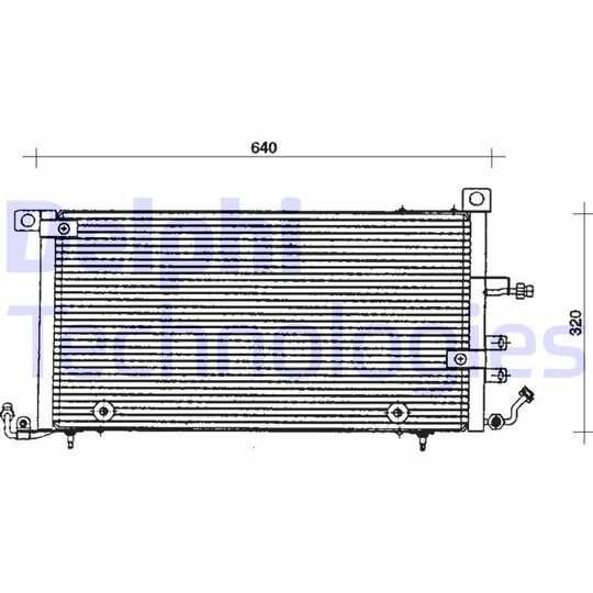 TSP0225071 - Condenser, air conditioning 