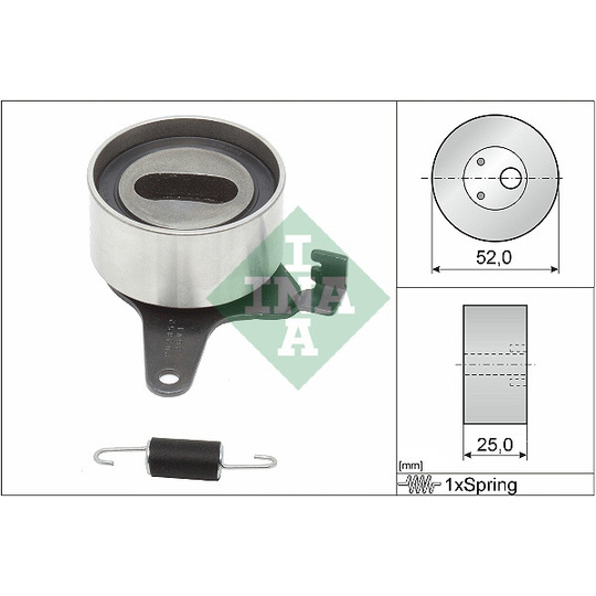 531 0106 20 - Tensioner Pulley, timing belt 