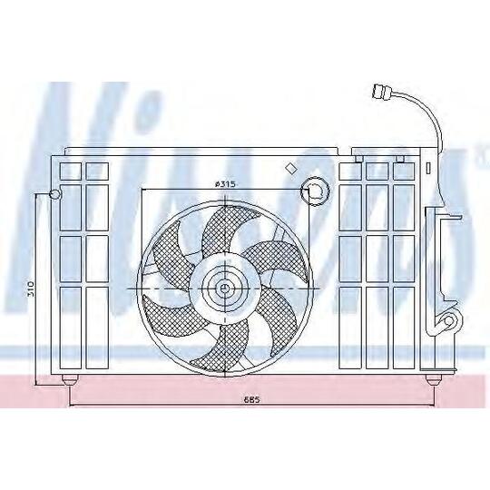 85474 - Fan, radiator 