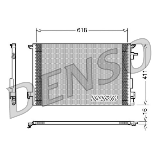 DCN20031 - Condenser, air conditioning 