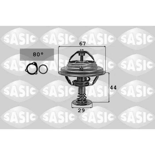 9000717 - Thermostat, coolant 