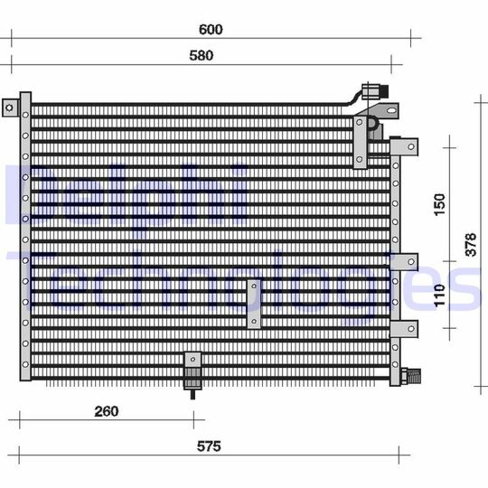 TSP0225069 - Condenser, air conditioning 