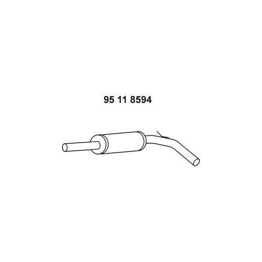 95 11 8594 - Middle Silencer 