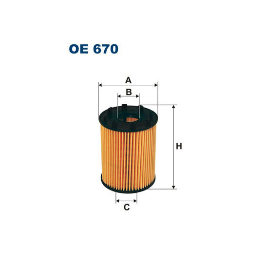 OE 670 - Oil filter 