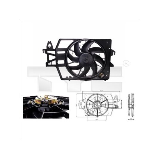 810-0038 - Fan, radiator 