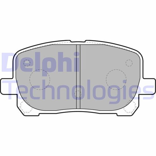 LP1711 - Brake Pad Set, disc brake 