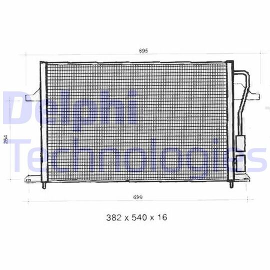 TSP0225275 - Condenser, air conditioning 