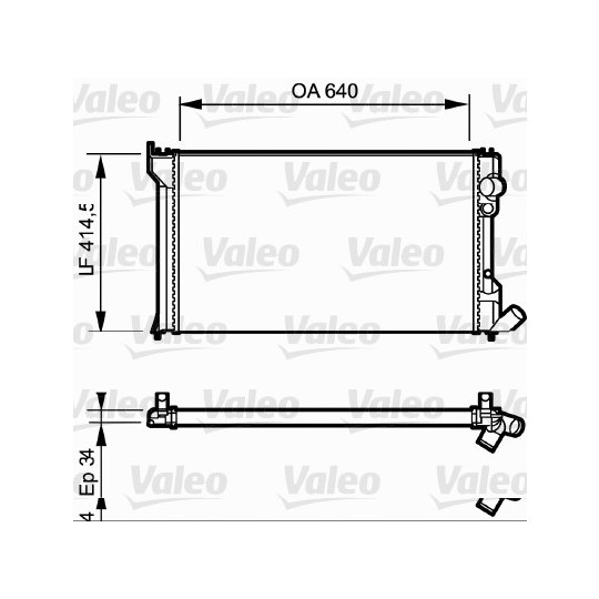 819428 - Radiator, engine cooling 