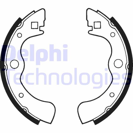 LS1213 - Brake Shoe Set 