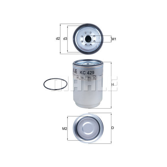 KC 429D - Fuel filter 