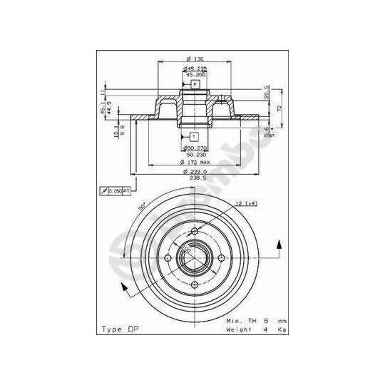 08.5653.10 - Brake Disc 