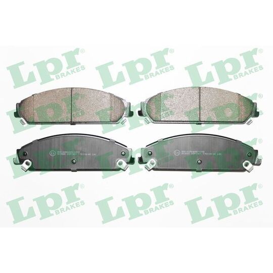 05P1401 - Brake Pad Set, disc brake 