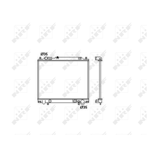 55344 - Radiaator, mootorijahutus 