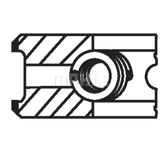 004 51 N1 - Piston Ring Kit 