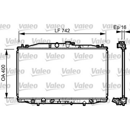 735049 - Radiator, engine cooling 