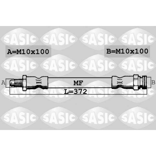 SBH0160 - Brake Hose 