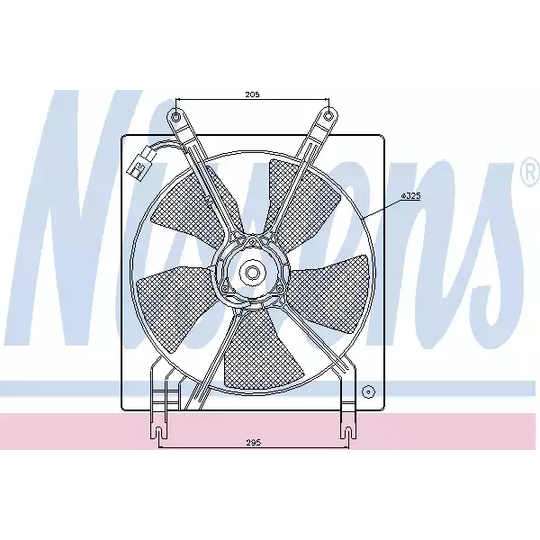 85447 - Fan, radiator 