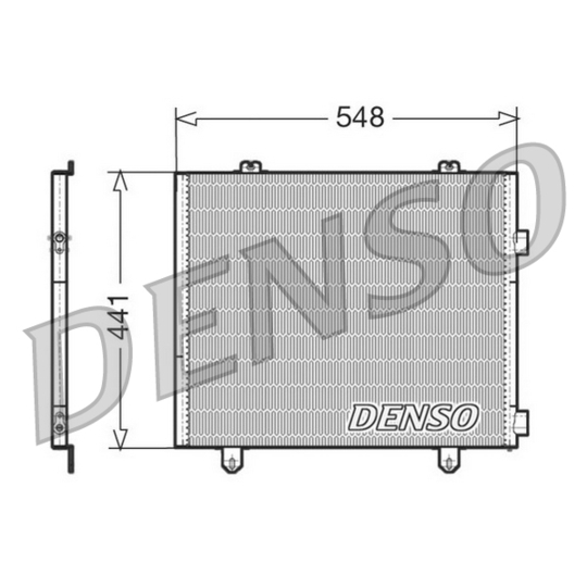 DCN23025 - Condenser, air conditioning 