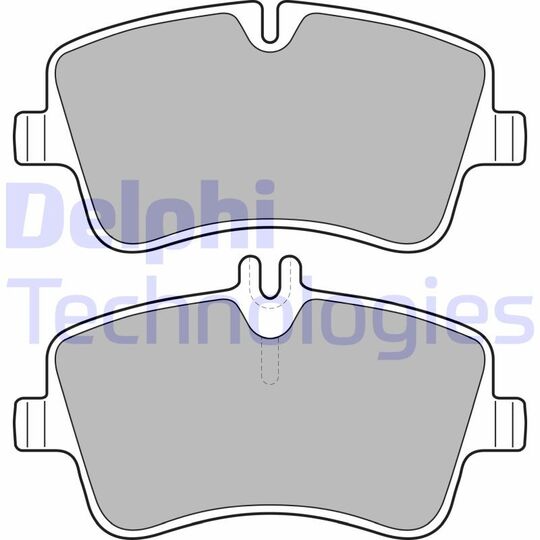 LP1696 - Brake Pad Set, disc brake 