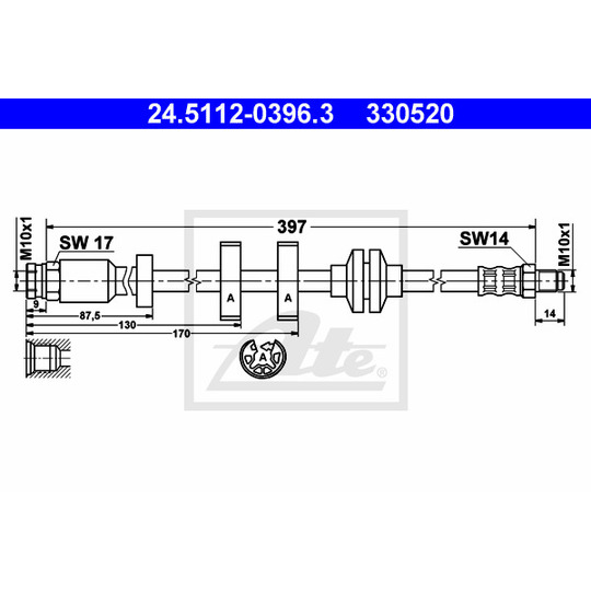 24.5112-0396.3 - Pidurivoolik 