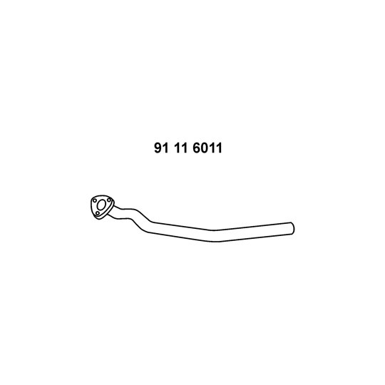 91 11 6011 - Exhaust pipe 
