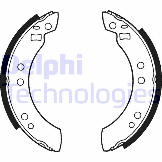 LS1173 - Brake Shoe Set 