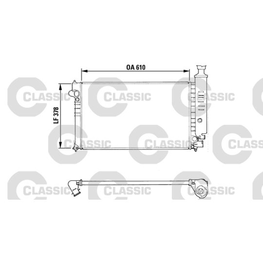 310919 - Radiator, engine cooling 