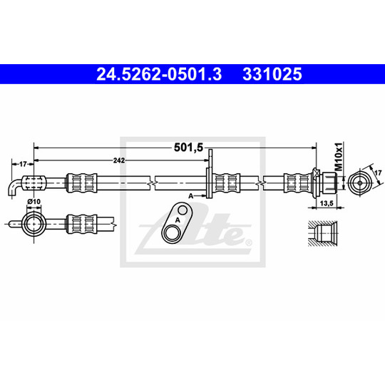 24.5262-0501.3 - Pidurivoolik 