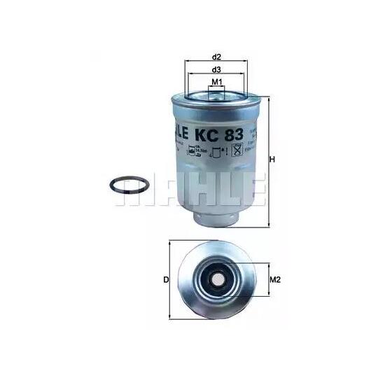 KC 83 - Fuel filter 