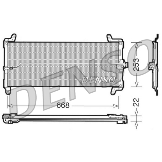 DCN09001 - Condenser, air conditioning 